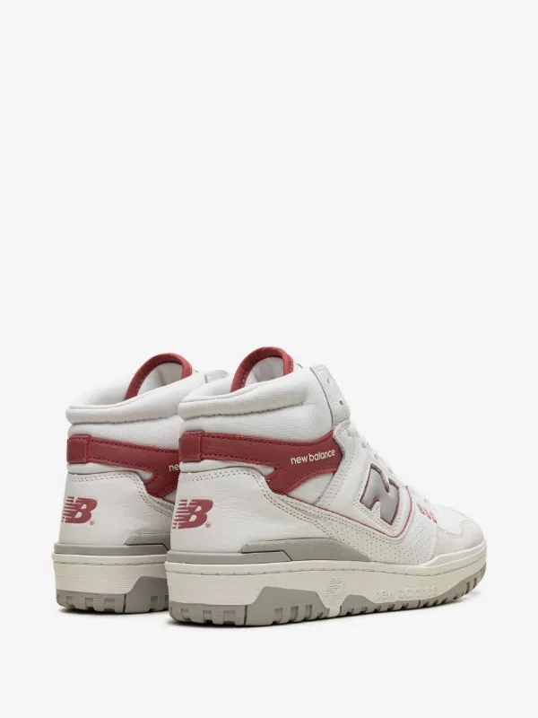 New Balance 650R White Red Suede‎ Leather High Top Sneakers Men\'s Size 9 New Balance 650R x Aimé Leon Dore “White Red” Review & On  main image 4