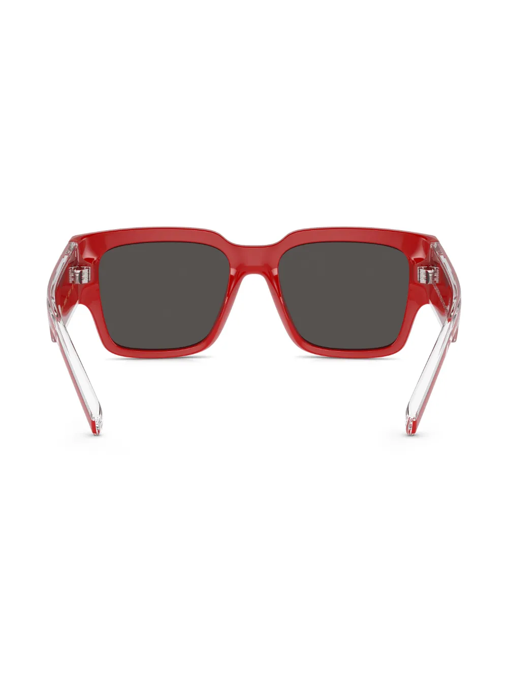 Dolce & Gabbana Kids Dna zonnebril met vierkant montuur Rood