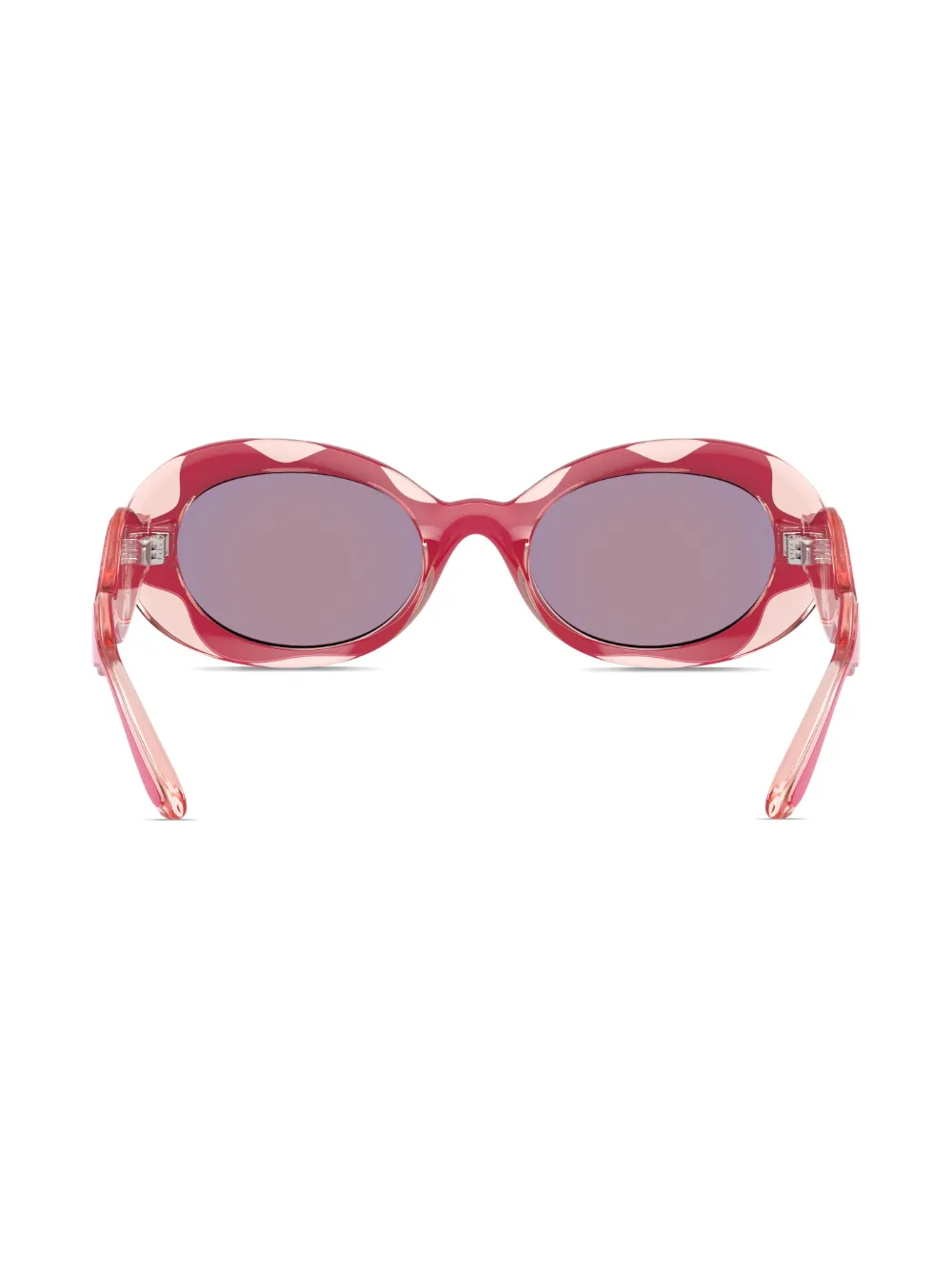 Dolce & Gabbana Oval-frame Sunglasses In Pink