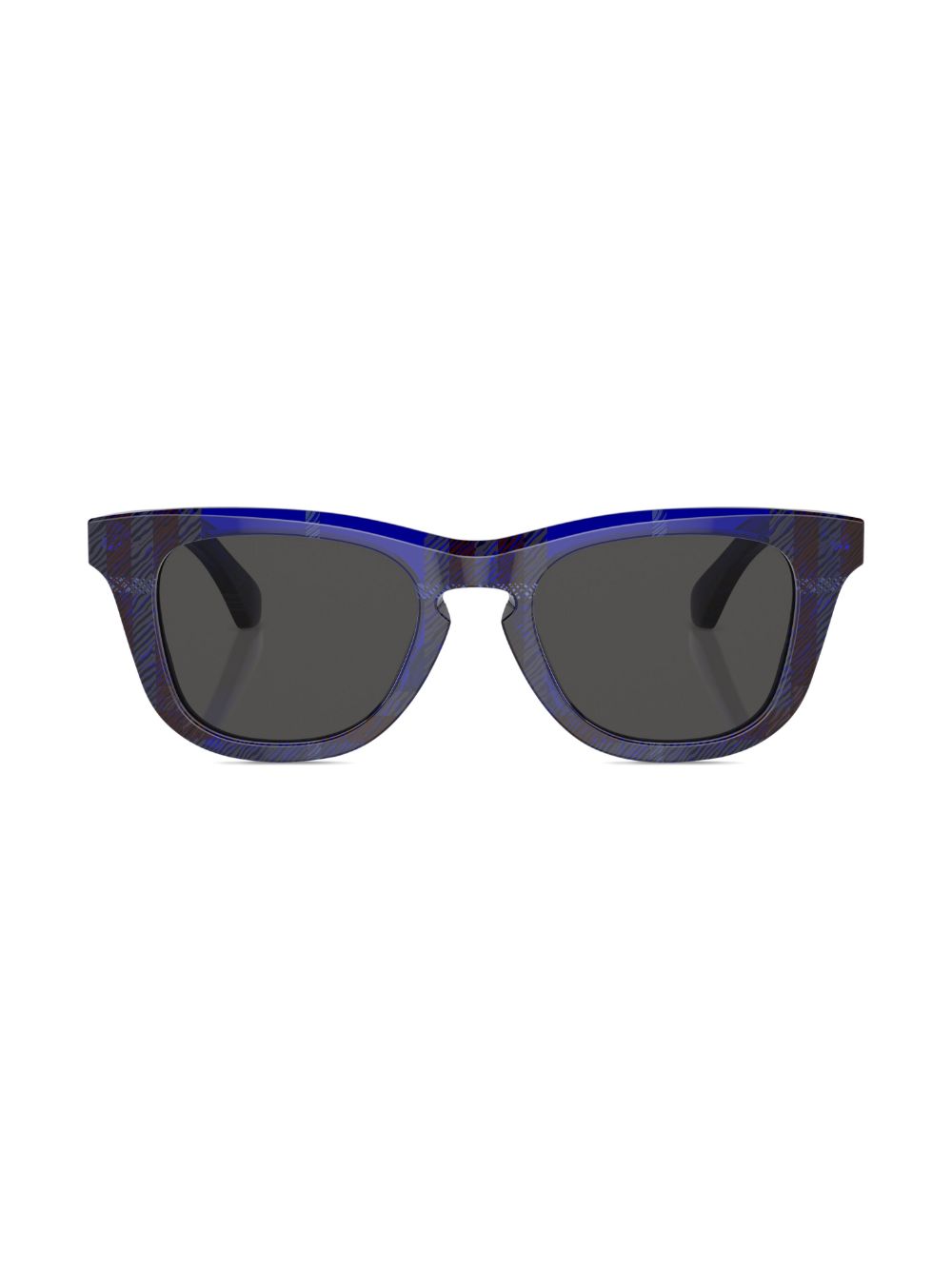 Burberry Kids rectangle-frame sunglasses - Blue