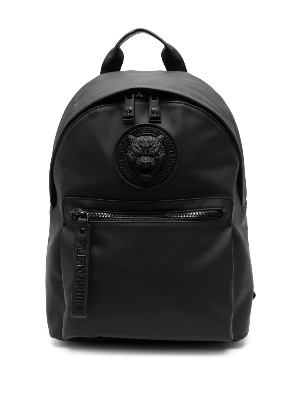 Plein Sport Boston Embossed-logo Backpack In Black