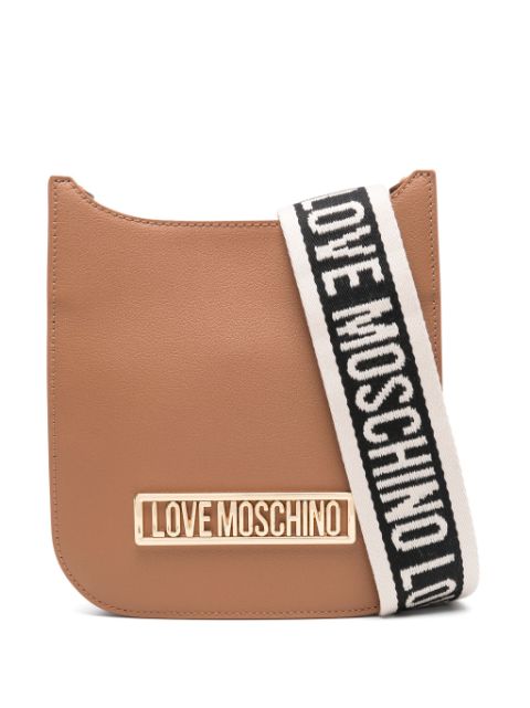 Love Moschino logo-plaque cross body bag Women