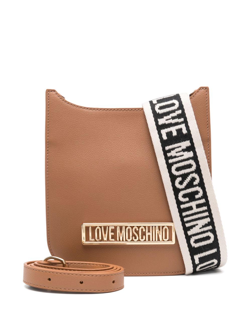 Love Moschino logo-plaque cross body bag Women