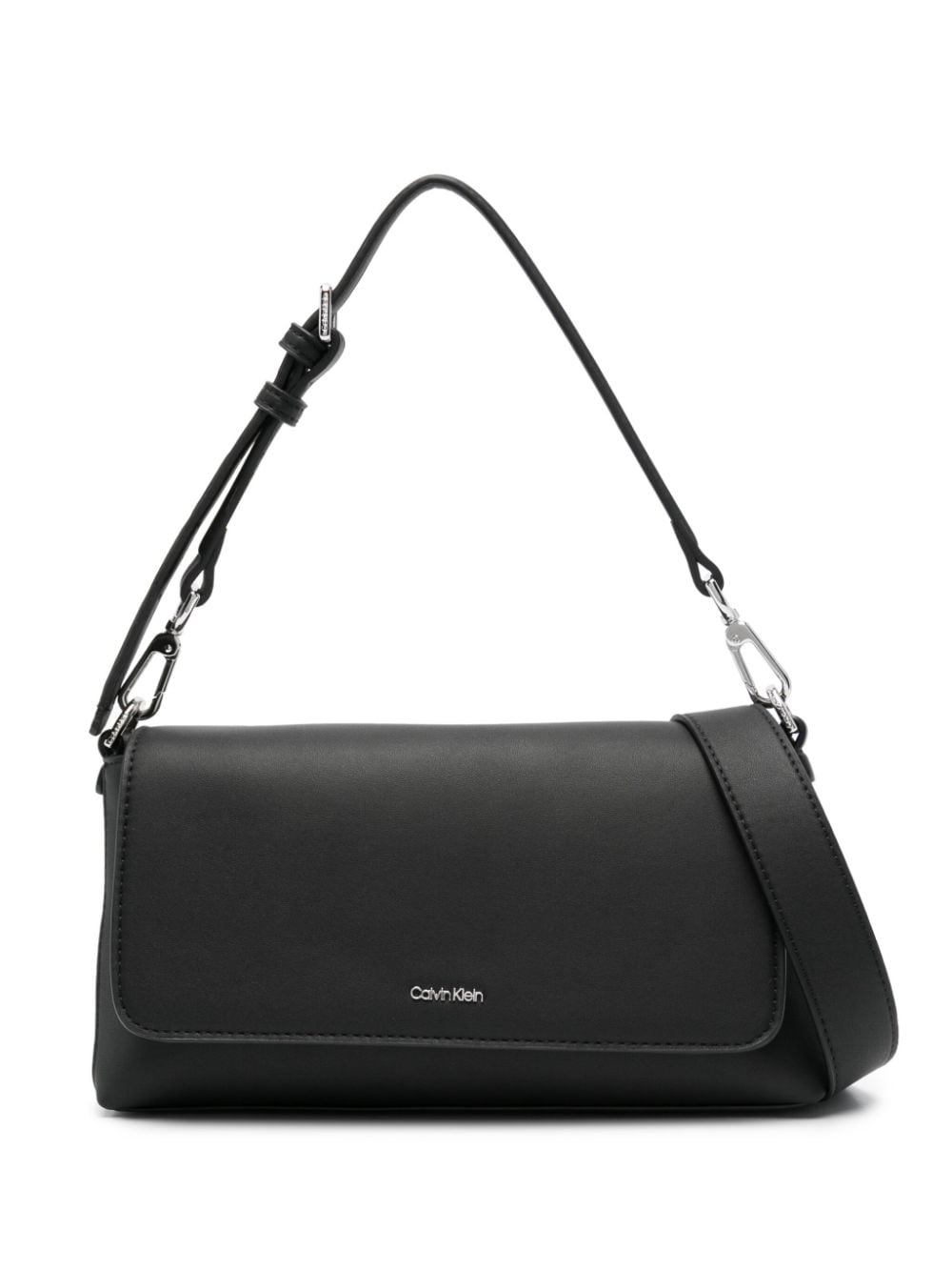Shop Calvin Klein Medium Must Shoulder Bag In 黑色