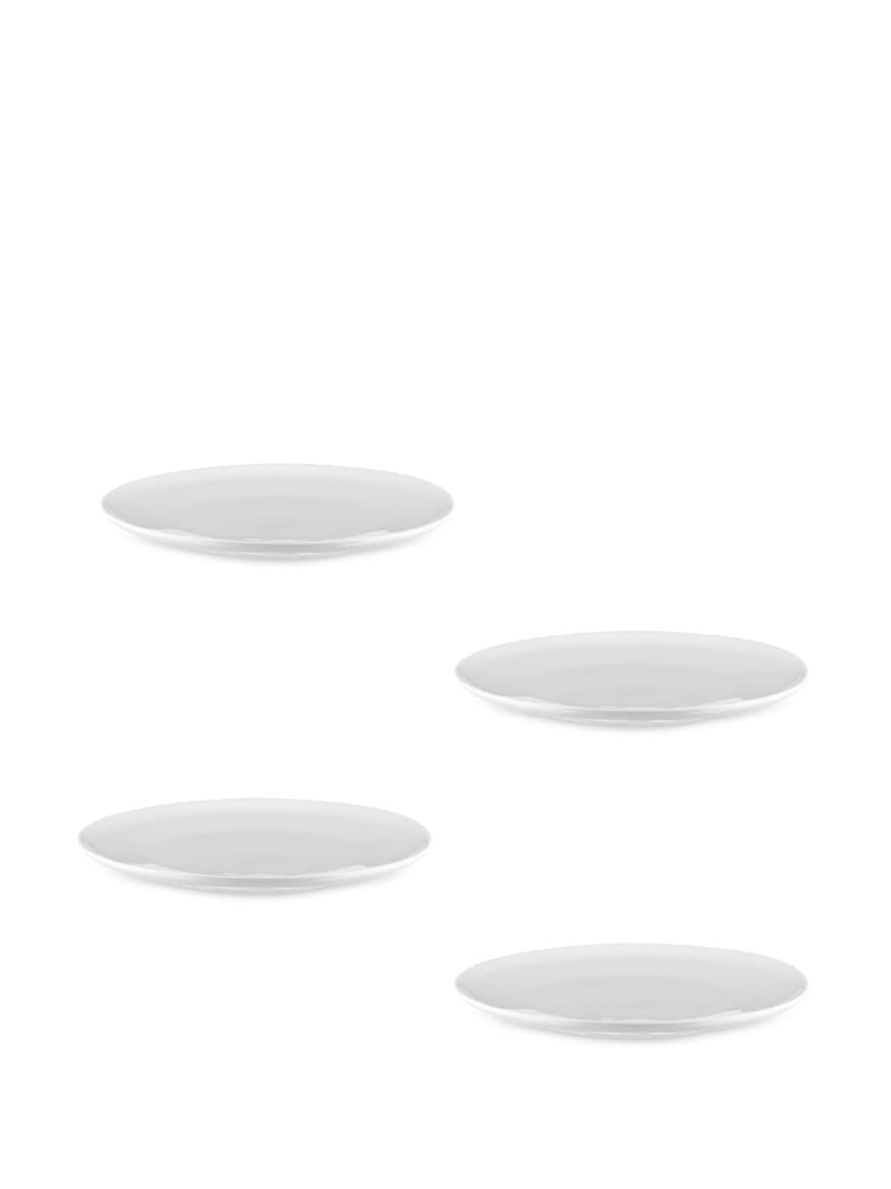 Alessi Itsumo Side Plates (set Of Four) In White