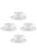 Alessi x Naoto Fukasawa Itsumo teacups and saucers (set of four) - White