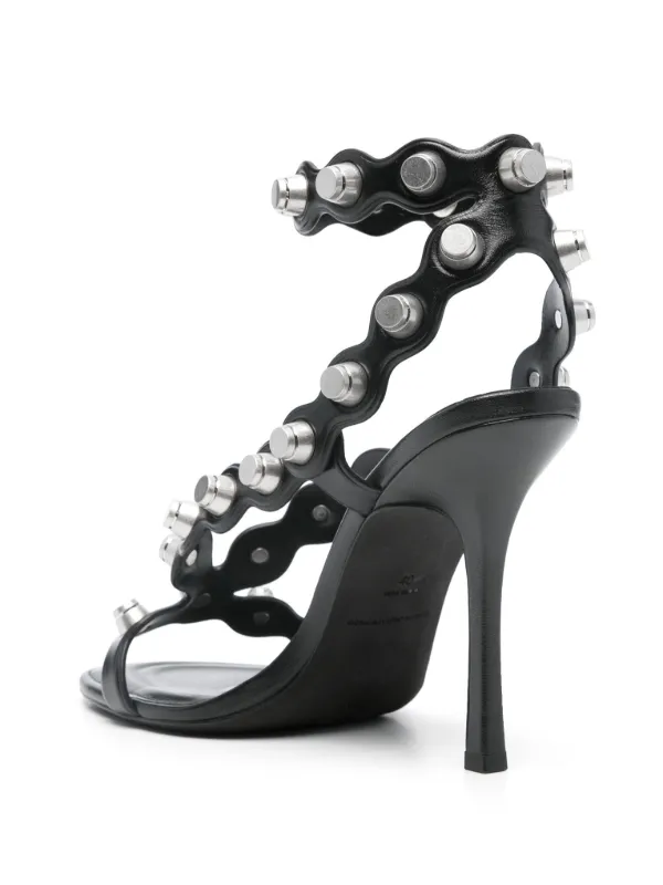 Alexander Wang 105mm Riot Sandals | Black | FARFETCH
