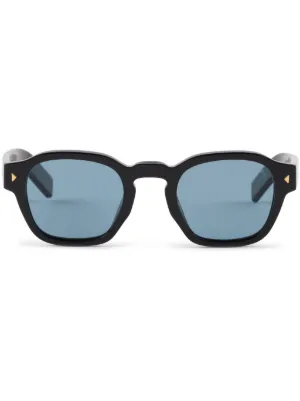 Prada Eyewear プラダ シンボル オーバルサングラス | ブラック