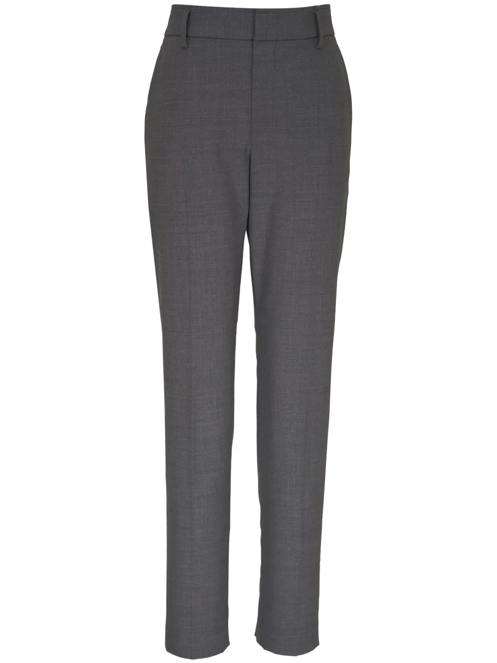 Brunello Cucinelli mélange-effect tailored trousers | Grey | Image 1