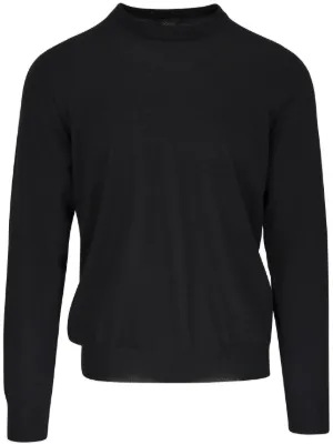 Prada Knitted v-neck Sweater | Black | FARFETCH