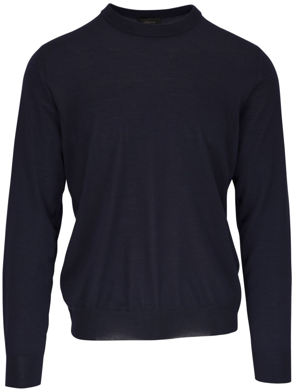 round-neck knit jumper