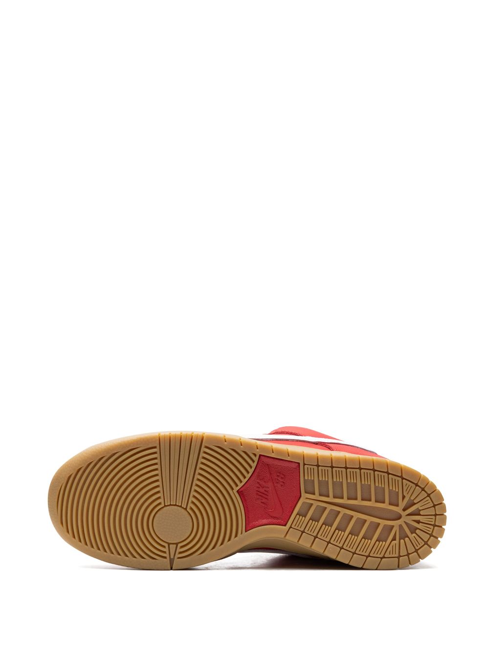 Shop Nike Sb Dunk Low Pro "university Red/gum" Sneakers