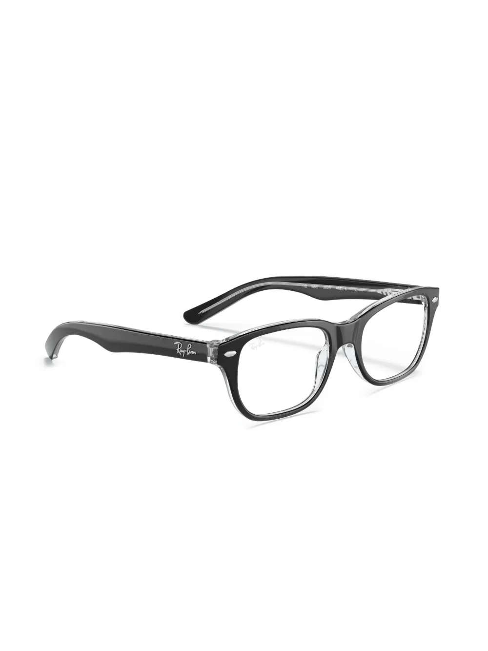 Ray Ban Rectangle-frame Sunglasses In Black