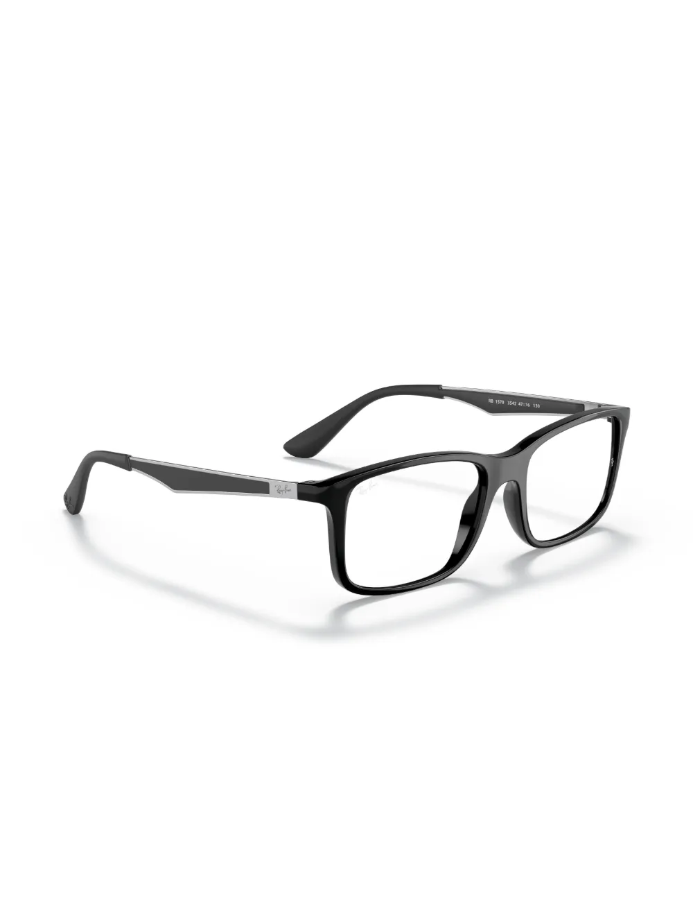 RAY BAN RECTANGLE-FRAME GLASSES