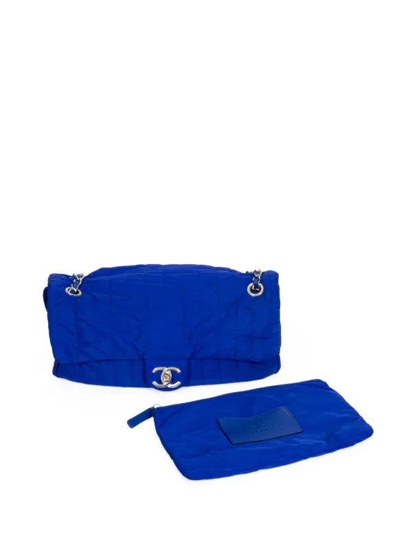 CHANEL Pre-Owned 2012 Classic Flap Shoulder Bag | Blue | FARFETCH