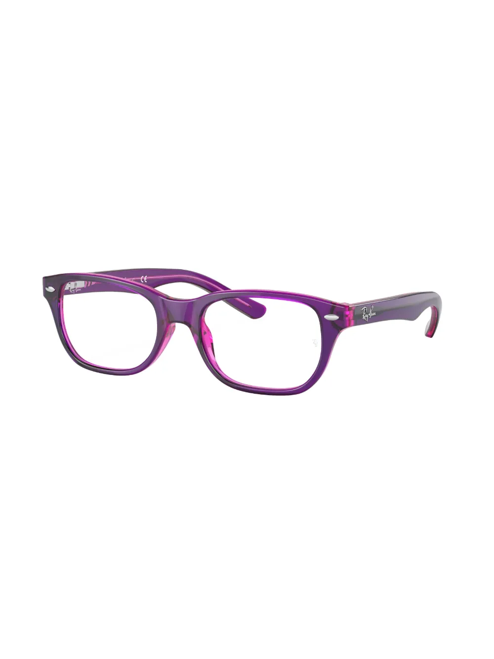 Ray-Ban rectangle-frame glasses - Purple