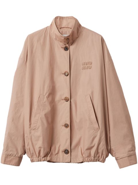 Miu Miu poplin blouson jacket