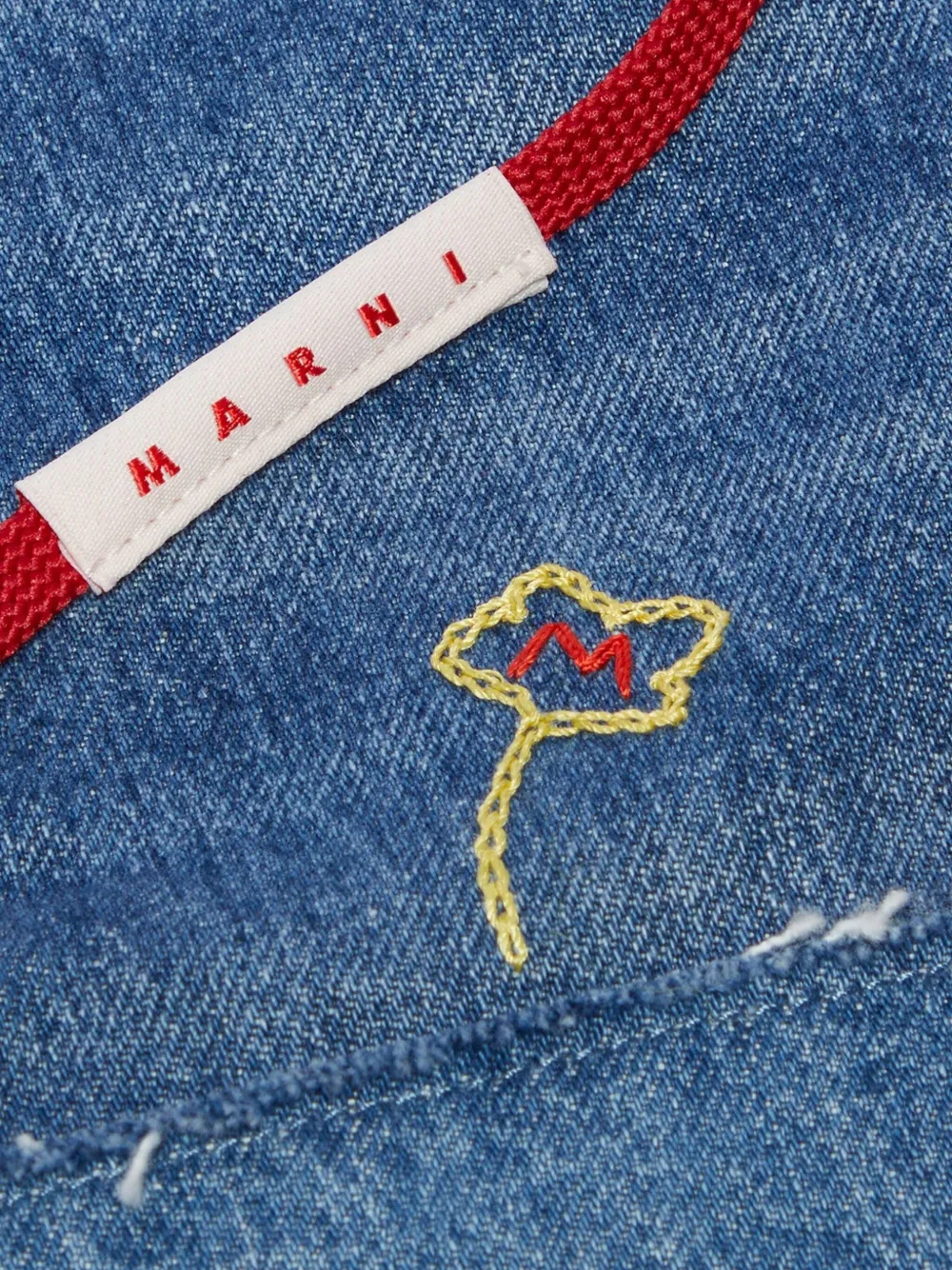 Marni Jeans met patchwork Blauw