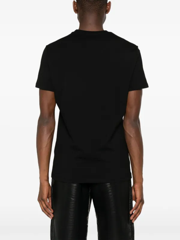 Balmain logo-appliqué Cotton T-shirt | Black | FARFETCH