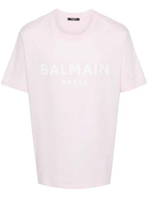 Balmain logo-print cotton T-shirt