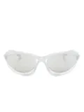 Prada Eyewear wraparound-frame sunglasses - White