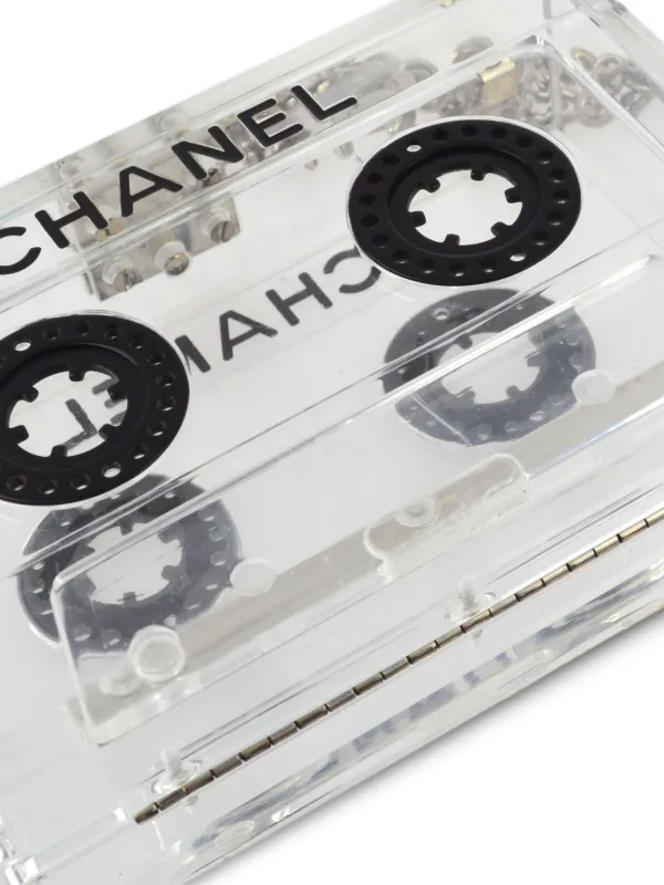 CHANEL Pre-Owned 2004 カセット テープ クラッチバッグ | ホワイト