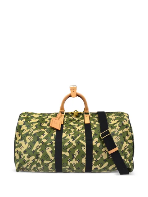 Louis Vuitton Pre-Owned x Takashi Murakami 2008 Keepall 55 Bandoulière two-way travel bag WOMEN