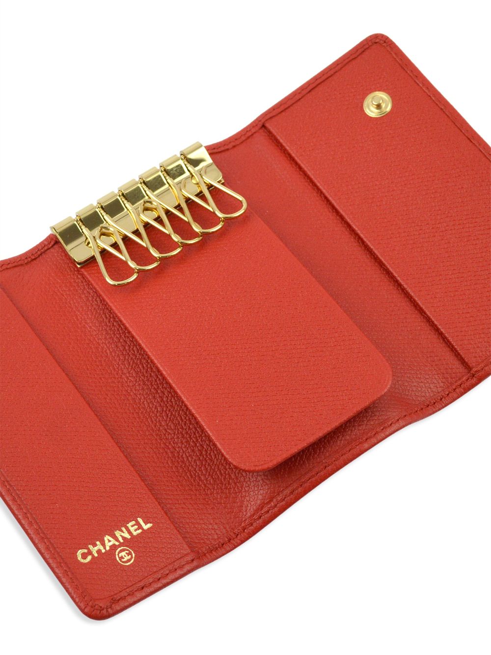 CHANEL 2005 CC leather key case Women