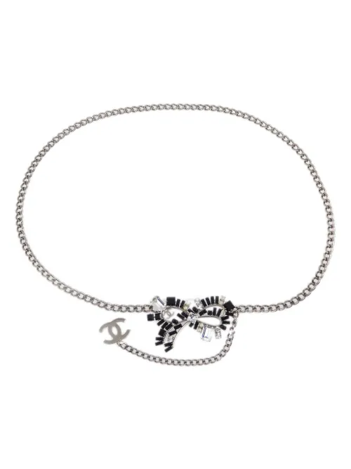 Ceinture à détail de nœud (1990-2000) - CHANEL Pre-Owned - Modalova