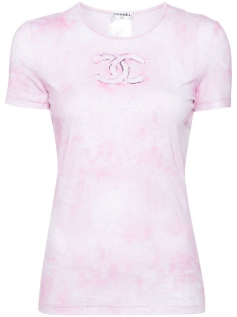 HOT SALE CHANEL 2009 CC cotton T-shirt Women