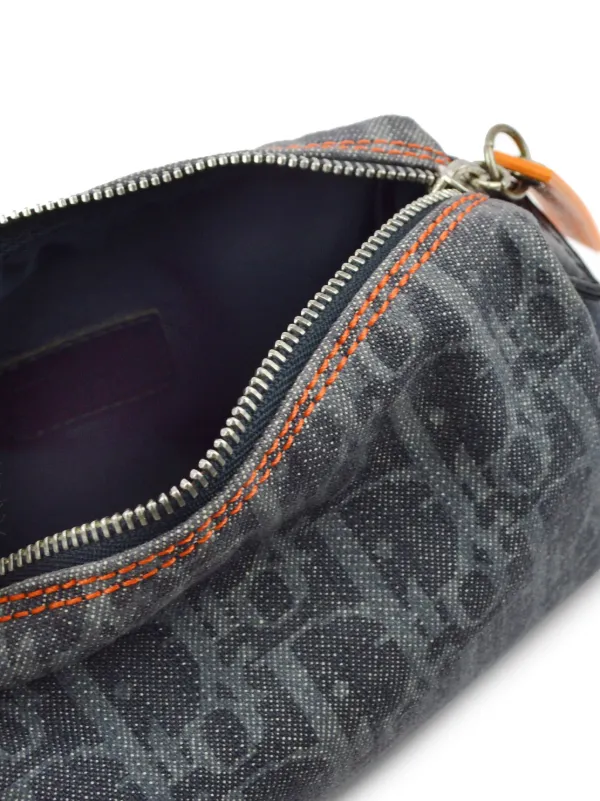 Christian Dior Pre Owned 2006 Flight Trotter make up Tas Blauw FARFETCH NL