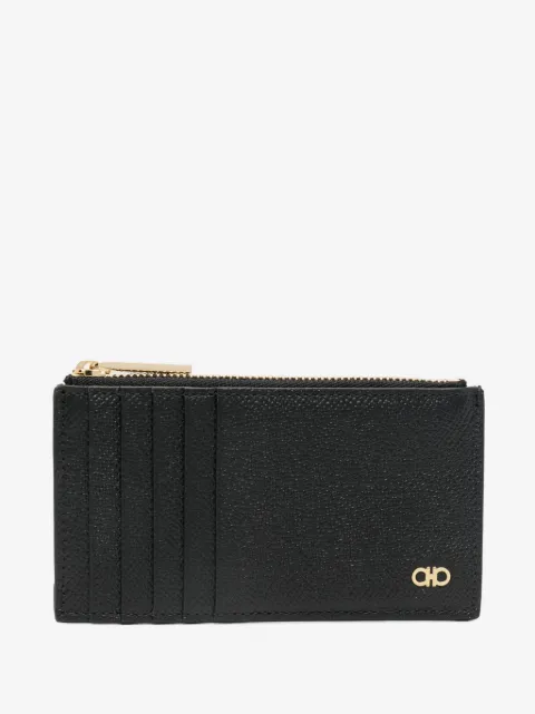 Ferragamo Gancini leather cardholder