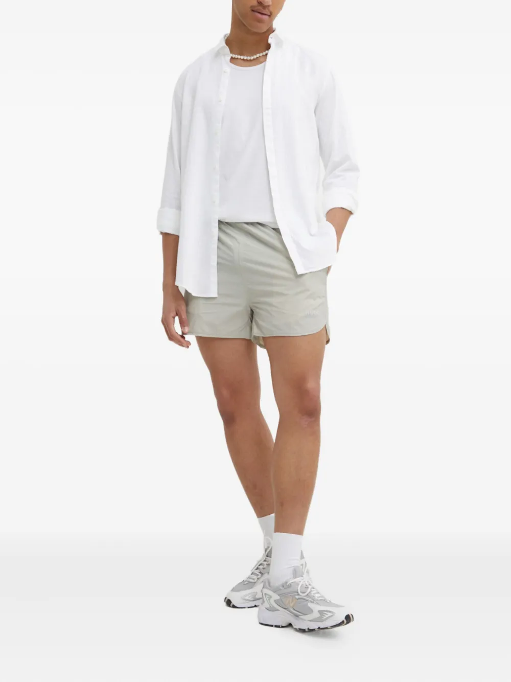 HUGO logo shorts | Track & Running Shorts | Image 2