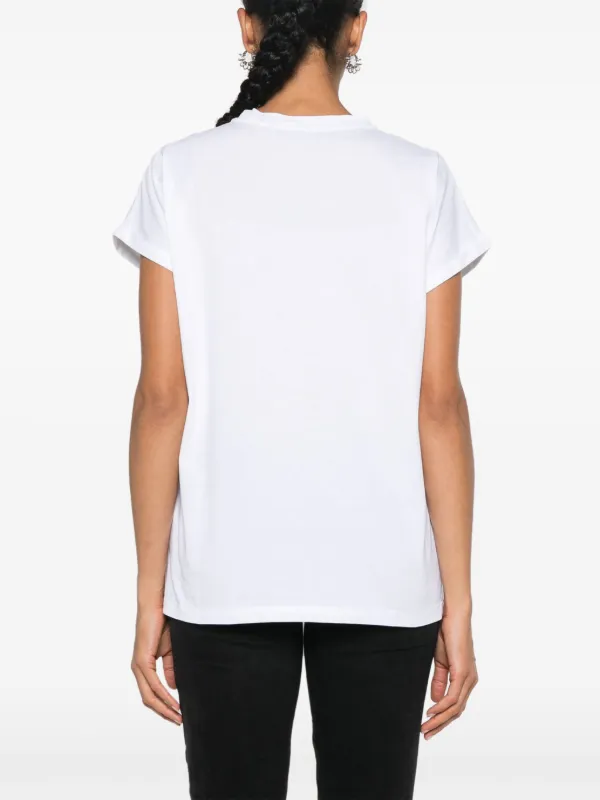 Tシャツ・カットソー Balmain White Cotton T-Shirt 23827175_53841718_600.jpg