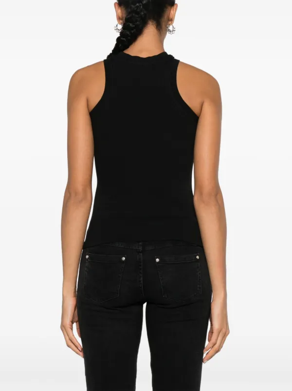 Balmain モノグラム タンクトップ | ブラック | FARFETCH JP