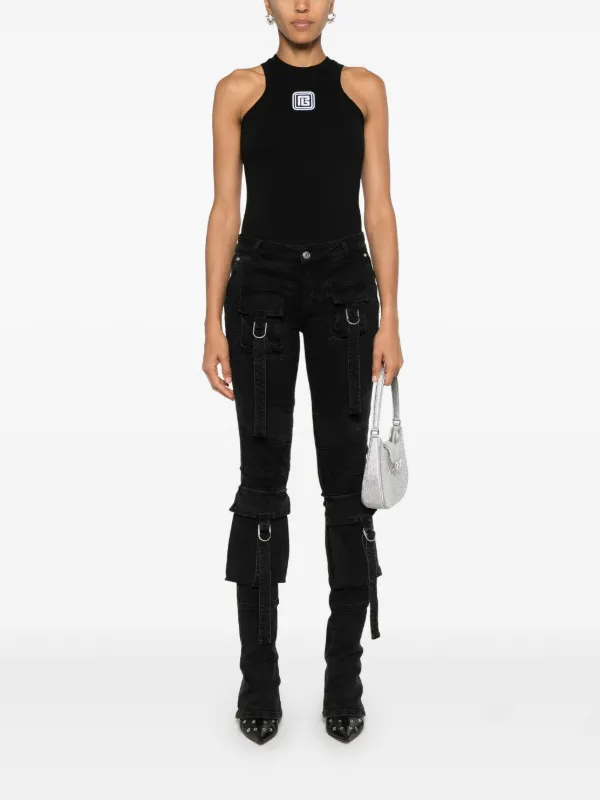 バルマン タンクトップ Balmain Parisプリント タンクトップ - Women | BALMAIN