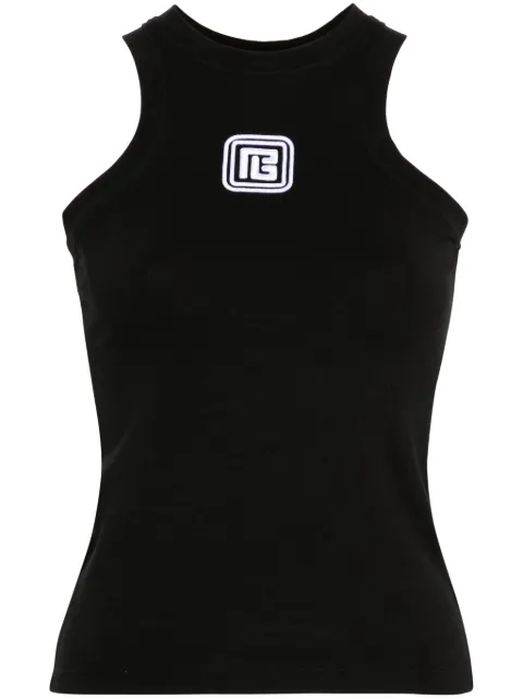 Balmain PB-monogram tank top Women