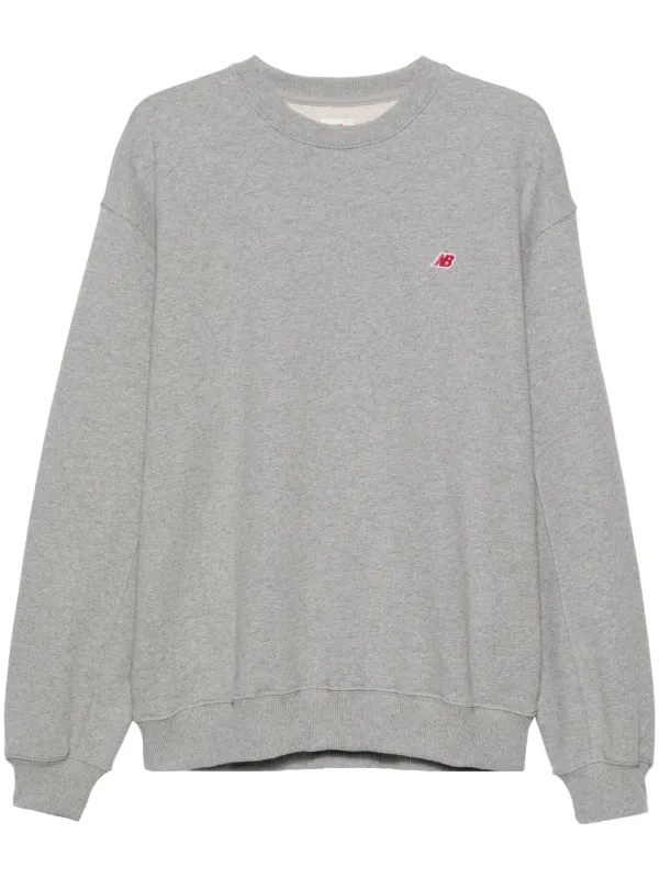 New balance grey sweatshirt deals