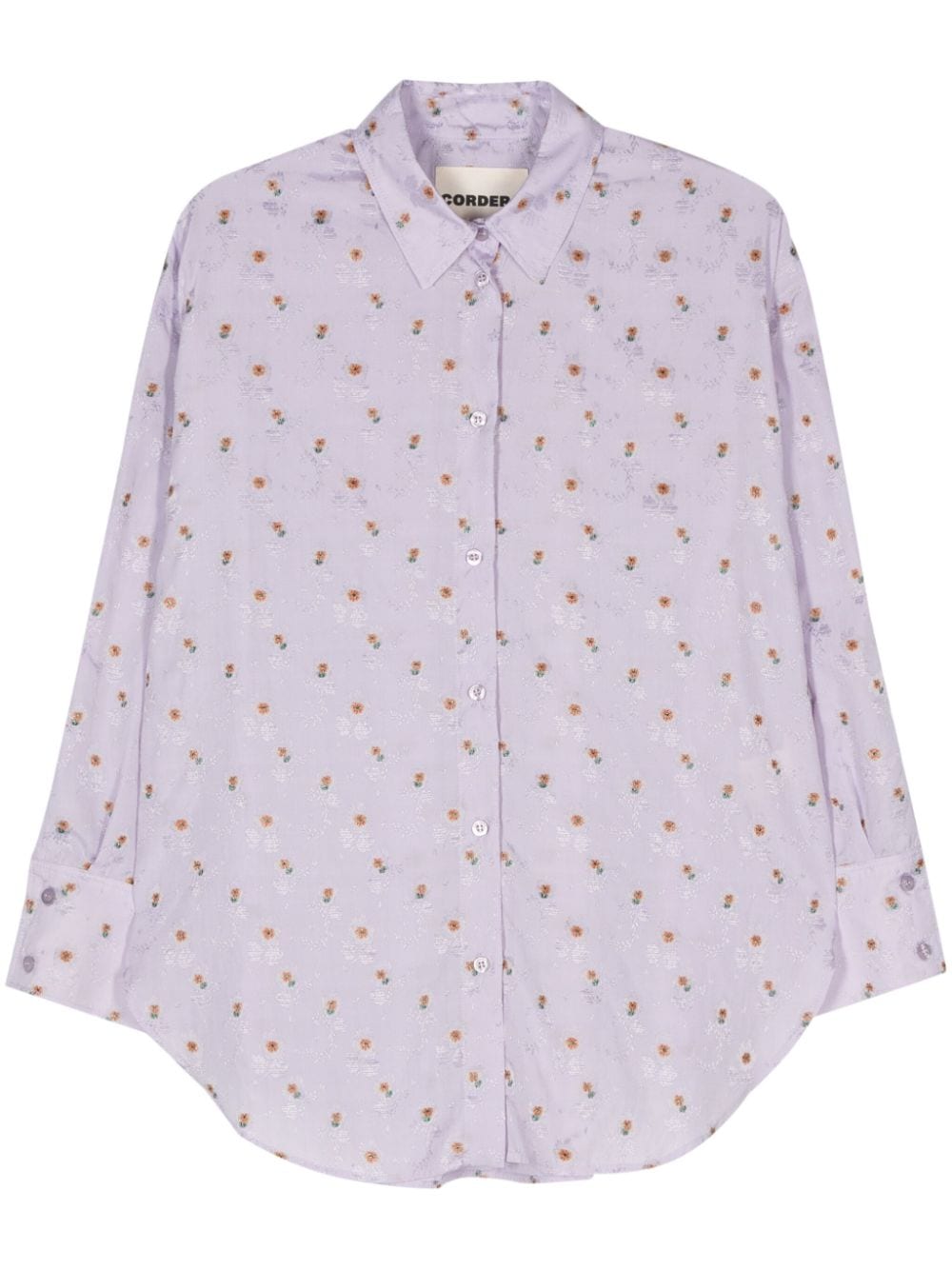 Cordera Lilla floral-print shirt Paars