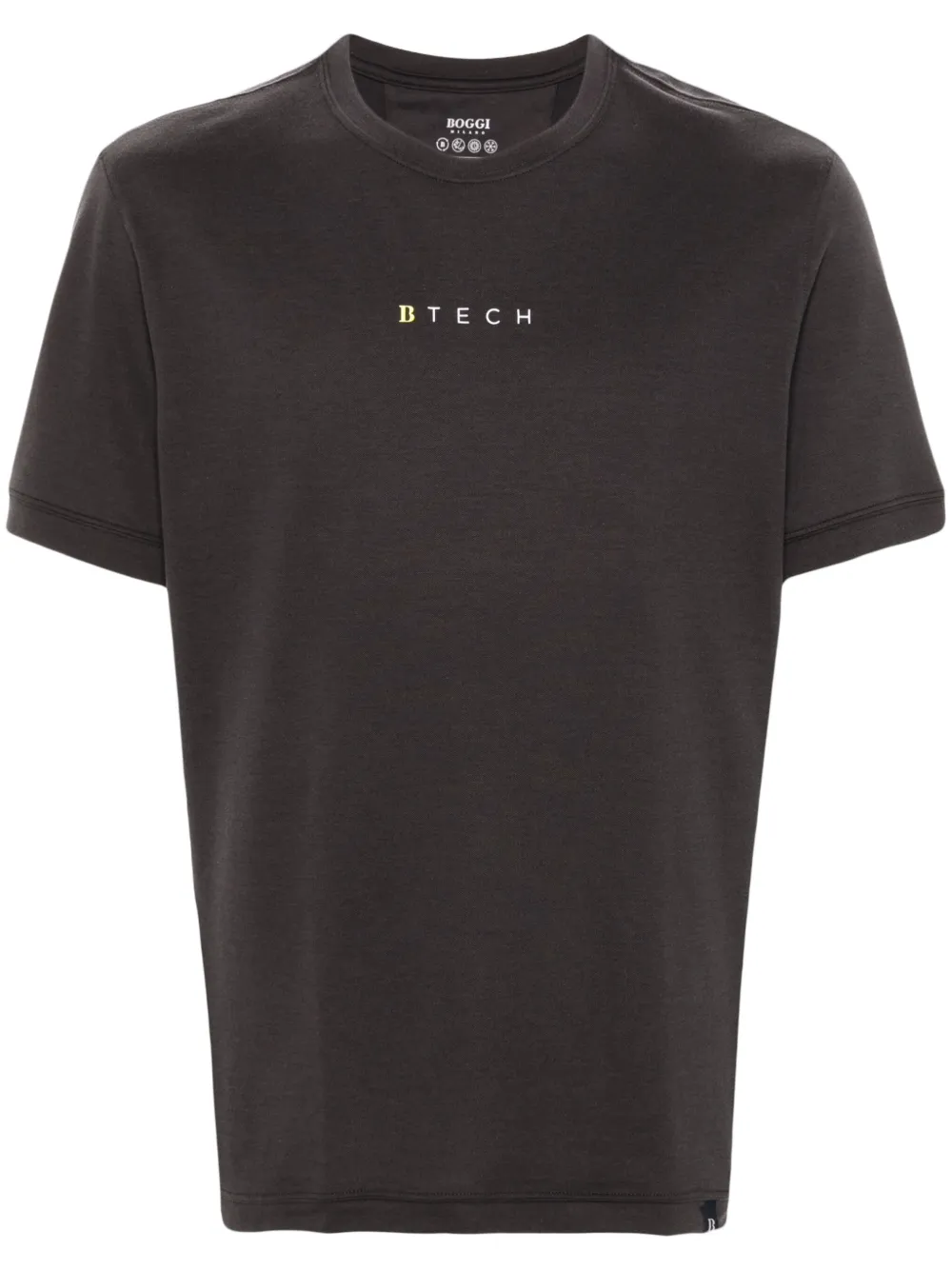 Boggi Milano T-shirt piqué - Nero