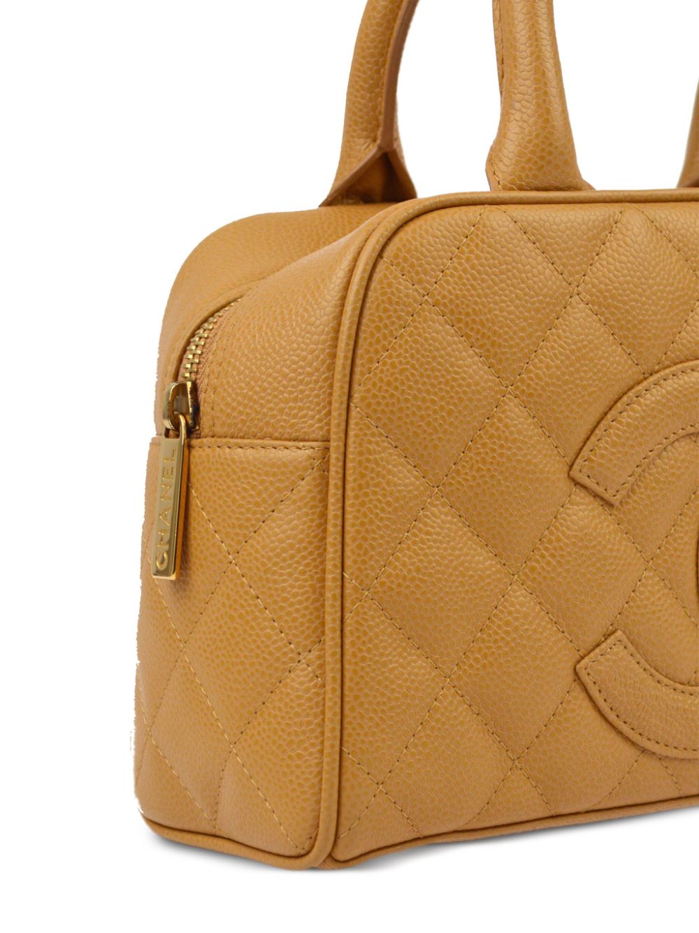 CHANEL 1992 CC diamond-quilted tote bag Women