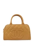 CHANEL Pre-Owned 1992 CC diamond-quilted tote bag - Neutrals