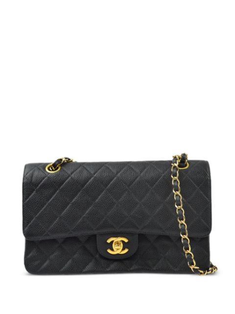 HOT SALE CHANEL 2000 medium Double Flap shoulder bag Women