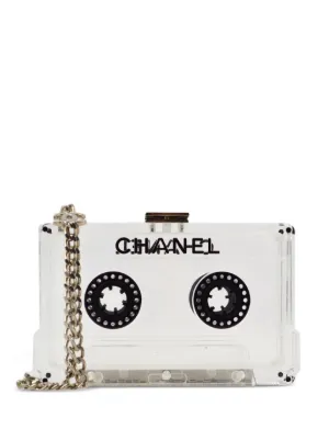 CHANEL Pre-Owned 2004 カセット テープ クラッチバッグ | ホワイト