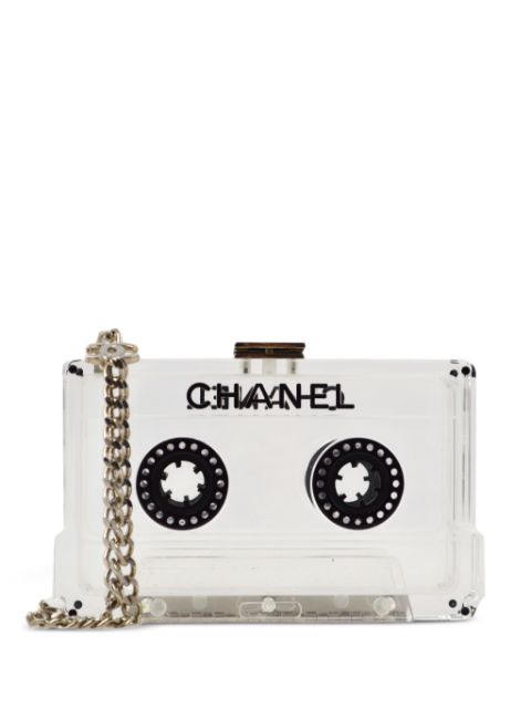 HOT SALE CHANEL 2004 Cassette Tape clutch bag Women