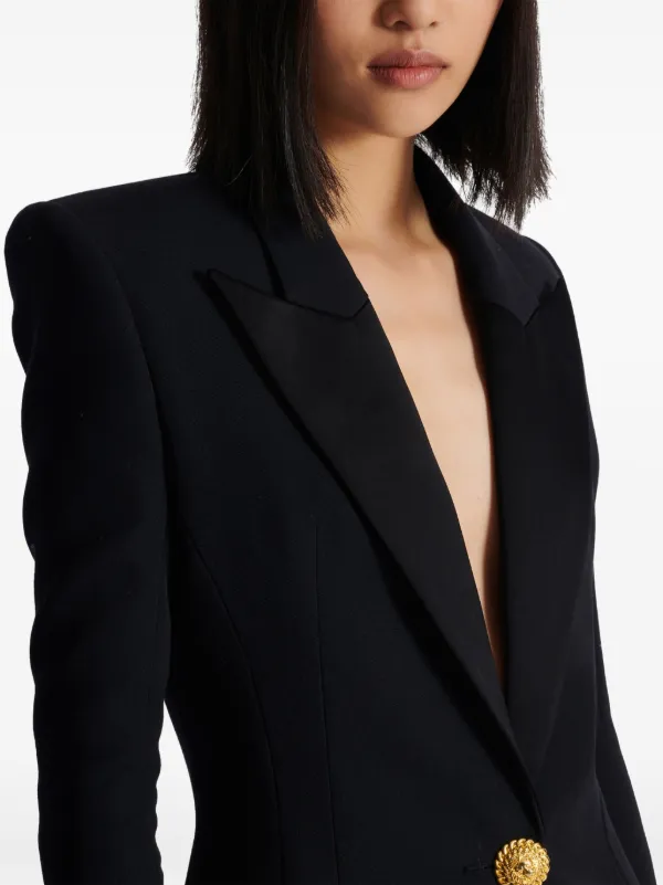 ☆美品☆ BALMAIN バルマン ピッグレザー ジャケット パイソン ヘビ柄 希少品 バルマン パーフェクトレザーライダース 48 ブラック