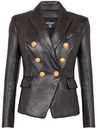 BALMAIN レザージャケット 楽天市場】BALMAIN バルマン ダブル ライダースジャケット