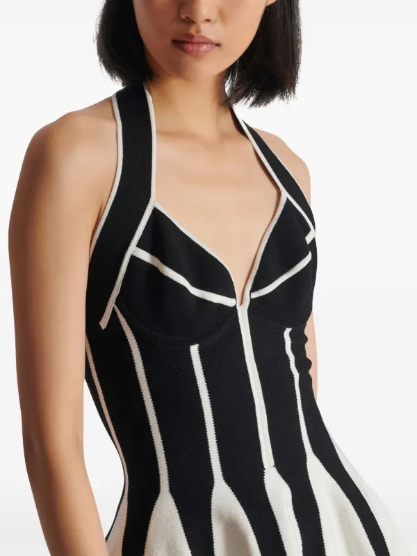 BALMAIN バルマン 「ホルターネック」ドレス Balmain ホルターネック ドレス | ブラック | FARFETCH JP