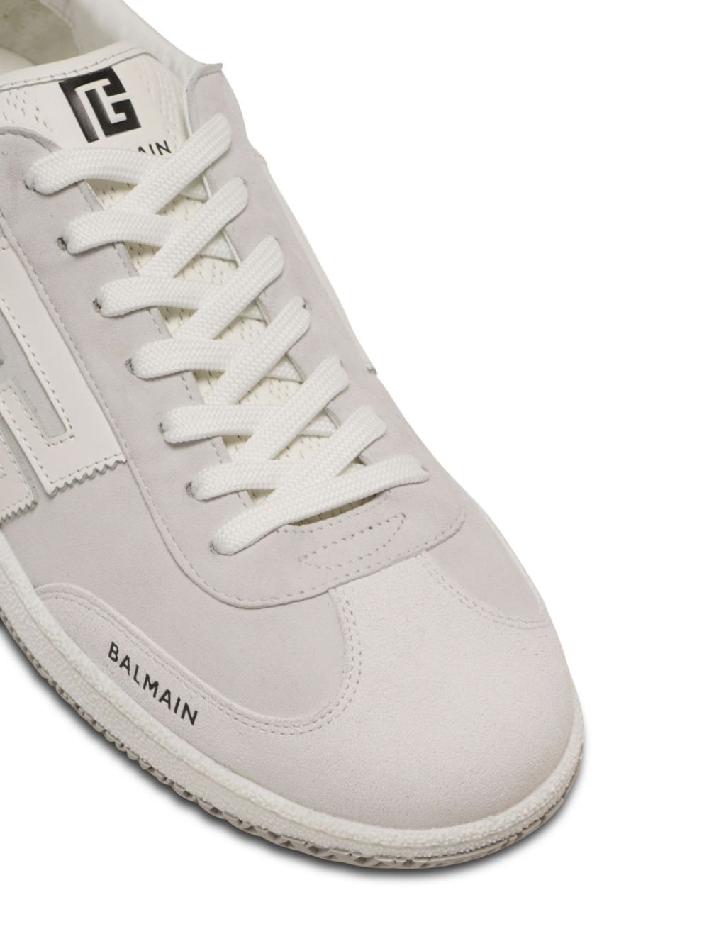 Balmain Balmain Swan logo-print trainers Men