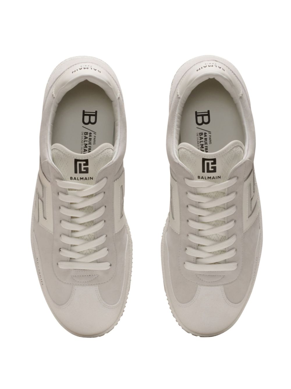 Balmain Swan sneakers met logoprint Wit